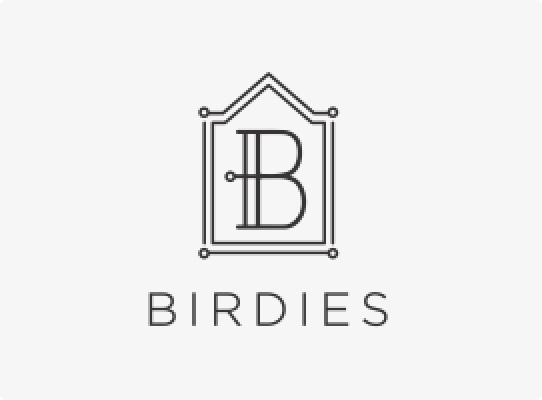 Birdies logo birdies client logo shoes
