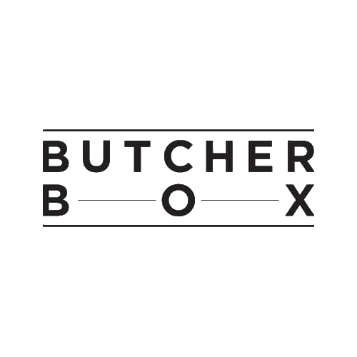 Butcher Box logo Butcher Box client logo